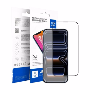 Rūdīts stikls iPhone 17 PRO MAX Blue Star 5D AR melns