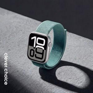 Crong Nylon Apple Watch sporta siksniņa, 38/40/41/42 mm, Atlantic Green