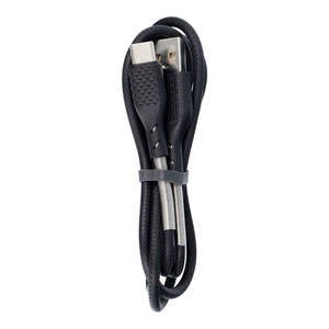 FORCELL F-ENERGY Carbon CB-02A kabelis USB A uz Type C QC4.0 5A 60W 1 m melns