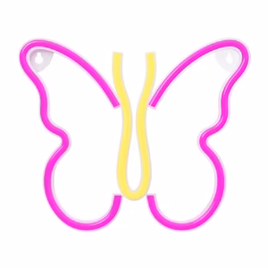 Neon LED Light BUTTERFLY rozā NNE03 Neolia
