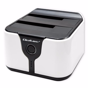 Qoltec 50309 HDD/SSD 2.5" 3.5" Dokstacija SATA III USB 3.0 5Gb/s Klonēšana