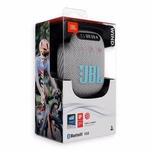 Bezvadu skaļrunis JBL Wind 3 ar stūres turētāju pelēks