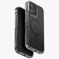 Uniq LifePro Xtreme Magclick viedtālruņa apvalks ar iebūvētu uzlādi iPhone 17 - melns