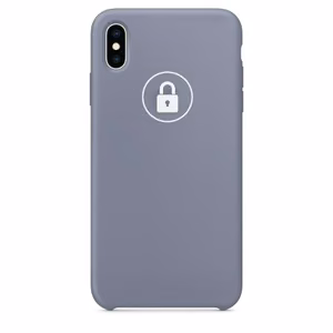 Tālruņa maciņš "Silicone Case" Apple iPhone Xs Max / Levander Gray / iepakojumā