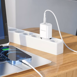 Borofone Wall charger BN4 Potential - USB + Type C - QC 3.0 PD 2.0 20W white
