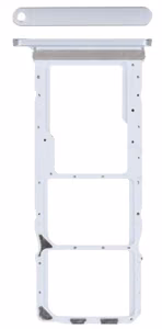 SIM card holder Samsung A057 A05S 2023 Sudrabs original (service pack)