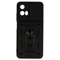 Slide Camera Armor viedtālruņa apvalks Motorola Moto G45 5G melns