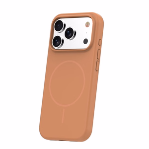 Silicone Thin Mag maciņš iPhone 17 Pro Max 6,9" karameļu