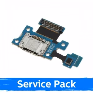 Uzlādes ports saderīgs ar Samsung T705 Tab S 8.4'' ar flexo / sudrabs (Service Pack)