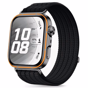 Tech-Protect neilona siksniņa Huawei Watch Fit 3 / 4 / 4 Pro / 5 / 5 Pro - melna