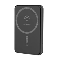 Bezvadu magnētiskais portatīvais lādētājs Dudao K14S USB-C / MagSafe 20W 5000mAh (melns)