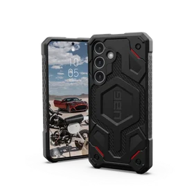 UAG Monarch Pro viedtālruņa apvalks Samsung Galaxy S24 ar magnētisko moduli - melns kevlar