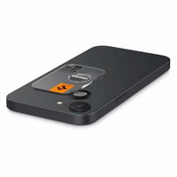 Spigen Optik Pro GLAS.TR "Ez Fit" kameras vāks 2 komplekts iPhone 16e - melns