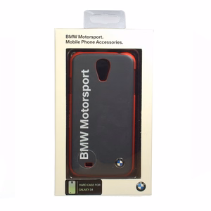 BMW Motorsport apvalks Samsung Galaxy S4 melns