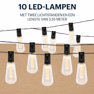 Садовая солнечная LED-гирлянда Grundig, 3,35 м