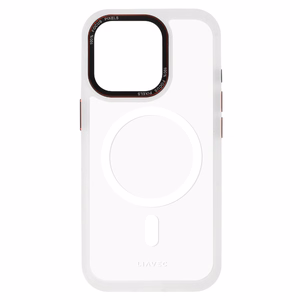 Liavec Hybrid Magnētiskais caurspīdīgs viedtālruņa apvalks Iphone 15 Pro