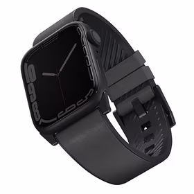 Uniq Straden ādas Hybrid siksniņa priekš Apple Watch 1/2/3/4/5/6/7/8/SE/SE2/Ultra 42/44/45/49mm - pelēks