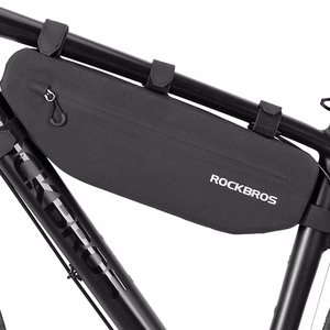 Rockbros AS-043 Velcro velosipēda soma, 3l - melna