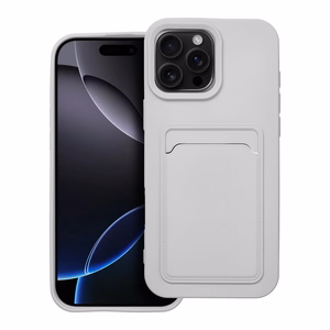 Viedtālruņa apvalks CARD IPHONE 16 Pro Max balts