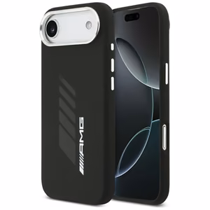 AMG Silicone Oversize Rhombs MagSafe Case for iPhone Air - Black