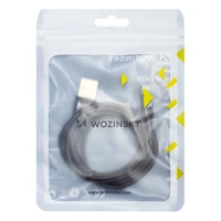 Wozinsky kabelis USB - Lightning 2,4A 1m melns (WUC-L1B)