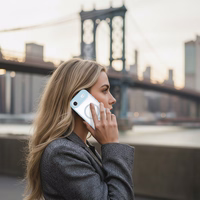 Liavec mīksts maciņš priekš Iphone 17 Air gaiši zils