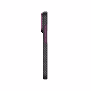 AmazingThing Titan Max Lens maciņš modelim iPhone 18 Pro, no aramīda šķiedras, ar kameras aizsargu, saderīgs ar MagSafe – krāsa: violeta