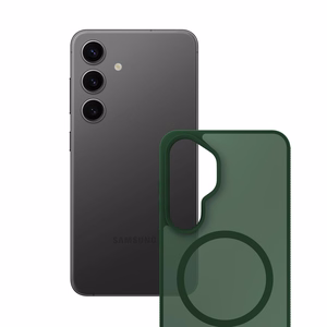 3mk Smoke MagCase priekš Samsung Galaxy S24 zaļš-caurspīdīgs