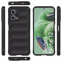 Magic Shield viedtālruņa apvalks Xiaomi Redmi Note 12 5G / Poco X5 5G elastīgs bruņu apvalks melna