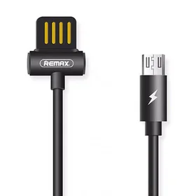 REMAX kabelis Waist Drum RC-082m - USB uz Micro USB - melns