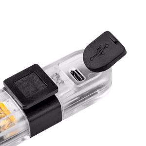 Velosipēda lukturu komplekts ar USB kabeli