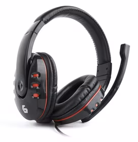 Gembird GHS-402 headphones/headset Wired Head-band Gaming melns
