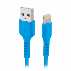 SBS TECABLEUSBIP589A USB-A - Lightning Cable - Blue