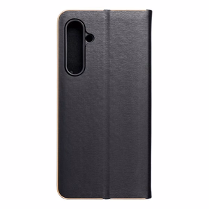 Viedtālruņa apvalks LUNA Book zelts SAMSUNG S23 FE melns