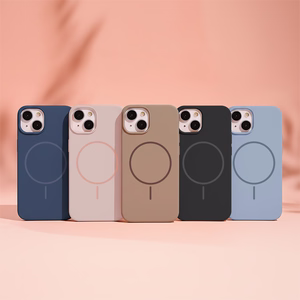 Silicone Thin Mag maciņš iPhone 16 6,1" gaiši rozā