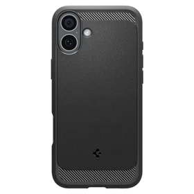 Spigen Rugged Armor Magnētiskais apvalks iPhone 16 - melns