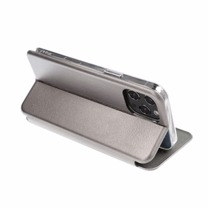 ELEGANCE grāmatas apvalks viedtālrunim SAMSUNG A14 4G / A14 5G pelēks