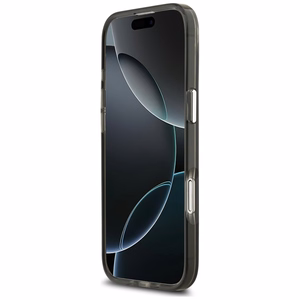 GUESS viedtālruņa apvalks IPHONE 17 Air, saderīgs ar MagSafe GUHMP17MHGTMLCGK (IML krāsu pāreja ar trīsstūra logotipu) melns