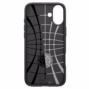 Spigen Liquid Air viedtālruņa apvalks iPhone 16 Plus – melns