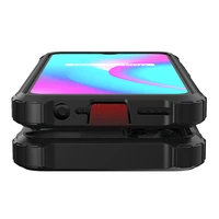 Hybrid Armor viedtālruņa apvalks Realme 10 5G / Realme 9i 5G bruņu hibrīda apvalks melns