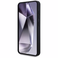 Mercedes Silikona Kontrasts izliekumi Magnētiskais apvalks Samsung Galaxy S25 - melns