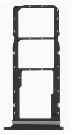 SIM kartes turētājs Samsung A057 A05S 2023 Black oriģināls (servisa iepakojums)