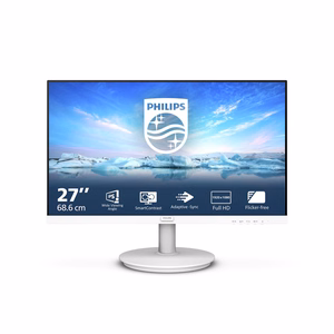Philips V Line 271V8AW/00 monitors 68,6 cm (27") 1920 x 1080 pikseļi Full HD LCD balts