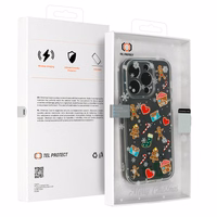 TEL PROTECT Ziemassvētku viedtālruņa apvalks Samsung S23 Dizains 2 Caurspīdīgs