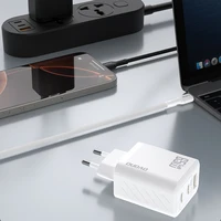 Dudao A29C 65W GaN sienas lādētājs + USB-C kabelis - balts