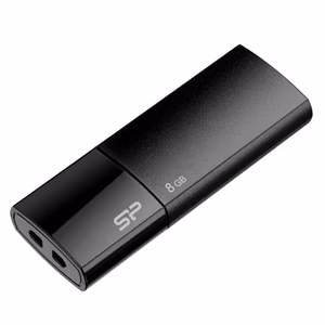 Silicon Power Ultima U05 SP008GBUF2U05V1K – 8 GB USB-A flash drive, black