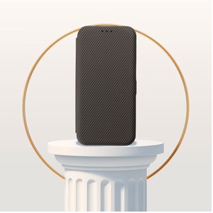 FOLIO sānu magnētiskais grāmatas tipa viedtālruņa apvalks IPHONE 16 PLUS brūns