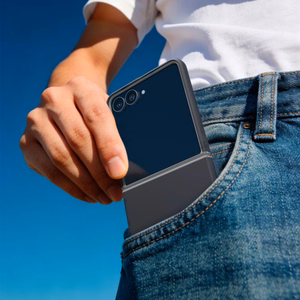 Spigen Nano Pop MagSafe Case for Samsung Galaxy Z Flip 8 - Black and Gray