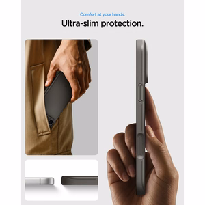 Spigen Thin Fit MagSafe maciņš iPhone 17 Pro / 18 Pro, grafīta krāsā