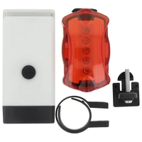 Setty velosipēdu lukturu komplekts priekšējais balts + aizmugurējais melns LR-02